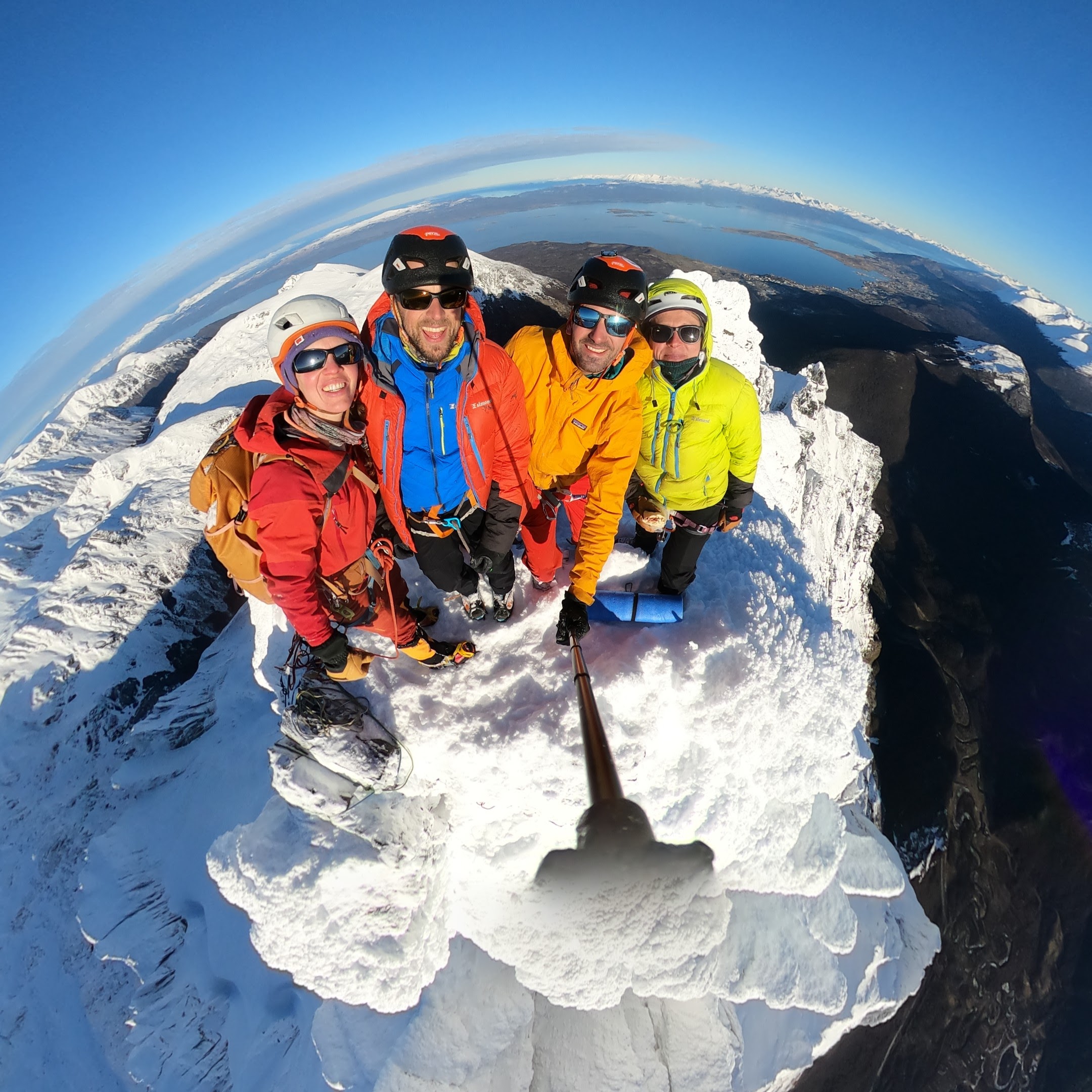 Mountain ascent in Ushuaia